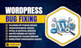fix wordpress website issues, elementor errors, woocommerce bugs wordpress help