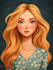 create a disney cartoon illustration