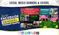design professional facebook, linkedin covers banners ads
