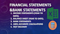 do expert financial data entry and bank statement reconciliation