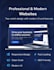 build a modern responsive website using HTML CSS tailwind and javascript