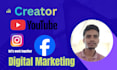create and setup professional yt, ig, fb page