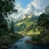 do stunning fantasy landscape, background illustration