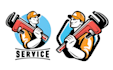 do modern plumber logo design