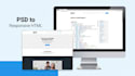 convert figma to html css, psd to html, responsive design