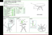 manual assembly instructions for woodwork, mechanical product with exploded view