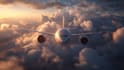 make airplane logo intro advertisement