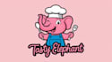 do amazing tasty elephant logo with vector design