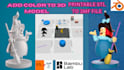 color your 3d model and slice stl for bambu lab printer