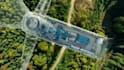 do 3d wind turbine animation, renewable energy industrial mechanical explainer