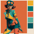 superhero character for comics