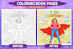 create self love affirmation coloring book pages for amazon kdp