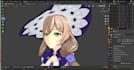 credit or fix 3d character, weight paint, mmd, vrchat, vrm, vrchat, sfm, bodyrig
