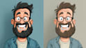 design a 2d vector cartoon character for you