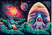 design space themed illustration