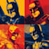 illustrate a superhero pop art portrait