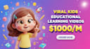 create 2d kids learning videos