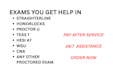 handle hesi, teas, wgu, straighterline,honorlock,purdue