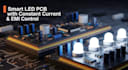 design smart led lighting pcb with constant current and emi control