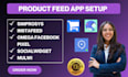 setup product feed simprosys instafeed omega facebook pixel socialwidget mulwi