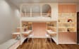 bedroom interior design and 3d rendering