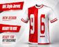 design baseball, basketball and other sports wear with 3d render and animation