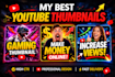 high CTR youtube thumbnails