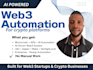 web3 automation engineer crypto, blockchain automation, ai integration