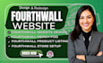 setup fourth wall store design fourthwall pod merch fourthwall website design