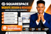 do squarespace website design squarespace website redesign website design
