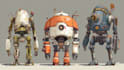 design sci fi mecha and robot concept art