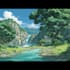 do a anime background, 2d environment, landscape