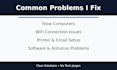fix your computer or wifi issue fast remote IT support