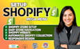 setup shopify collection design or redesign shopify store website development