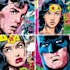 illustrate a superhero pop art portrait