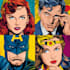 design an amazing superhero pop art