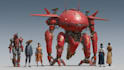 draw amazing character mecha robot illustration
