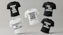 do typography tshirt graphics t shirt and merchandise designs