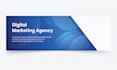 create abstract background linkedin cover design