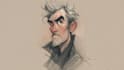 draw a rough sketch character