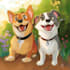 create a custom pet portrait, dog, cat