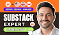 substack setup design substack newsletter manage substack account substack post