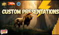 create custom business, educational and tech presentation