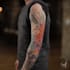 do a tattoo design of tattoo sleeve
