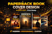 design a professional paperback book cover