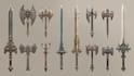 design unique weapons illustrations