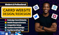 design carrd website, carrd landing page, redesign carrd co