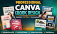 do canva  ebook design flipbook lookbook design  journal workbook lead magnet