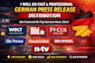 do fast and professional german press release distribution