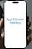 create realistic smartphone mockup in hand